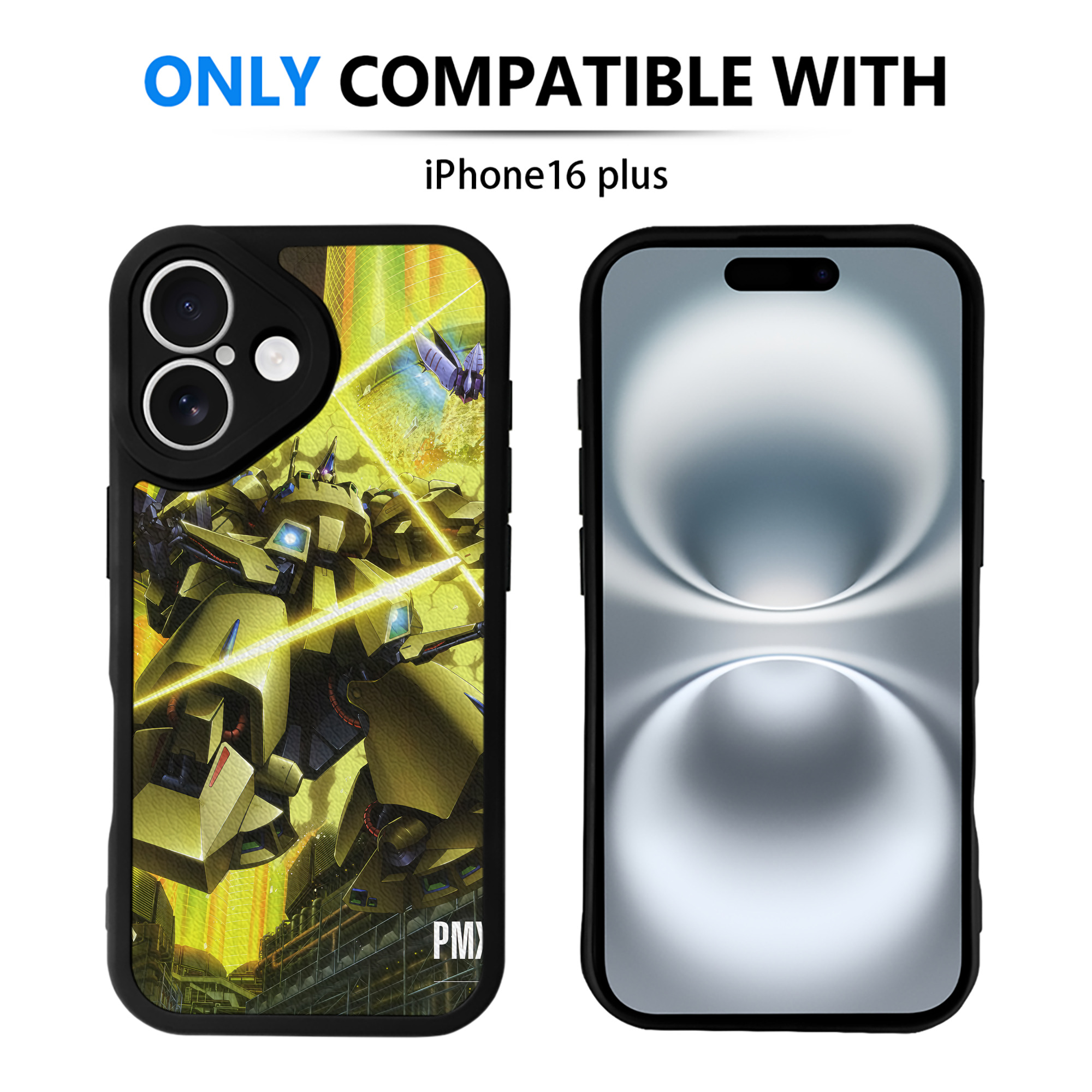 （画像用） 機動戦士ガンダム Mobile Suit Gundam 【iPhone 16シリーズ対応】シリコンスマホケース（レザー調） 材質：シリコン